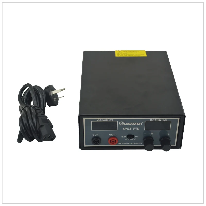 

Wouxun SPS31WIN LED Digital Display Switching Power Supply (220V to 13.8V or 9.0-15.0V adjustable) Maximum Output Current 30A