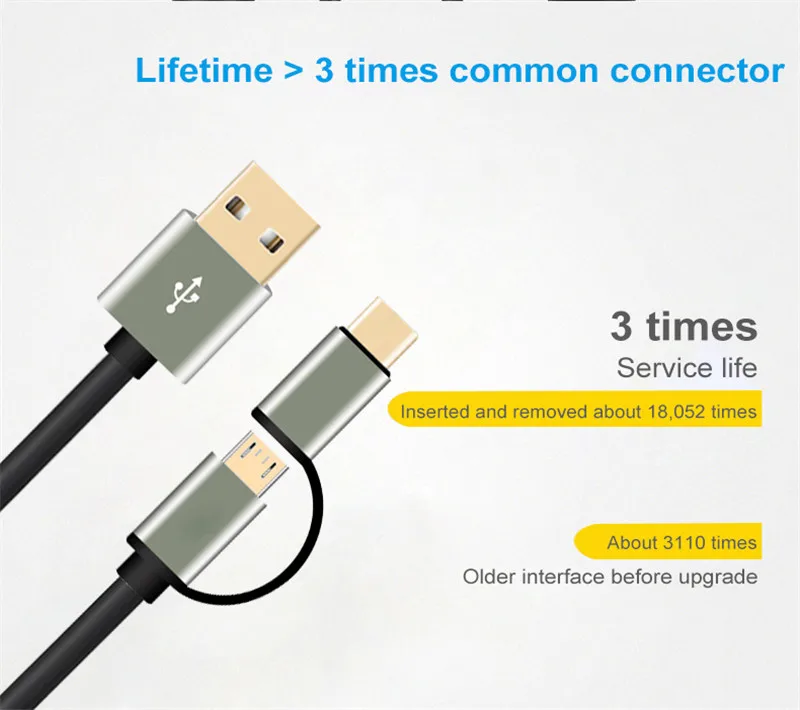 2 в 1 USB кабель для передачи данных Портативный пружинный Micro usb type C кабель для зарядки мобильного телефона для samsung Galaxy Xiaomi huawei LG