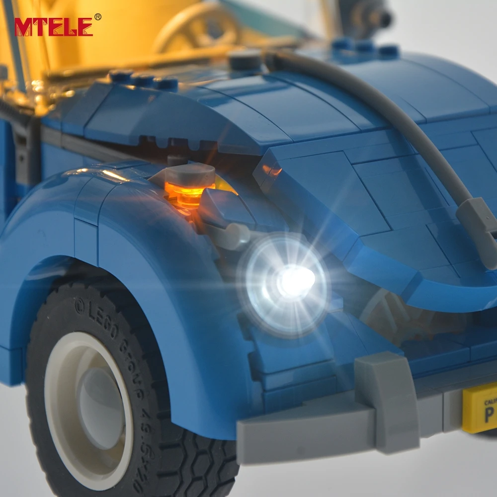 MTELE LED Light Kit For 10252 Beetle Building Lighting Set Compatile With 21003(Not Include The Model
