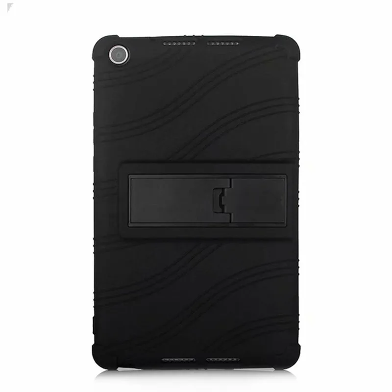 Черный Силиконовый мягкий чехол на заднюю панель для huawei Mediapad M5 Lite, 8,0 дюймов, держатель для планшета, чехол-подставка для Honor 5, 8,0 дюймов, Honor pad 5, 8 дюймов, чехол+ ручка - Цвет: Черный