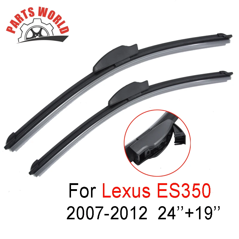 Щетка стеклоочистителя для Lexus ES350 2007 2012 24 дюйма + 19 дюймов|blade radiator|blade insertblade |