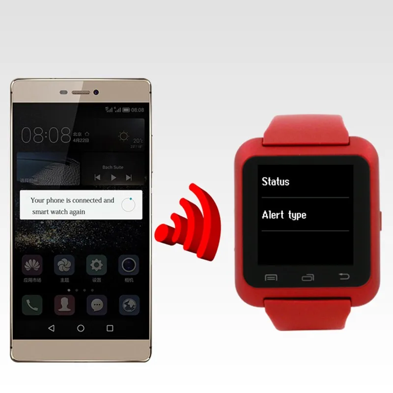 Новый продукт анти потерянный U часы sportswatch шагомер для смартфонов iPhone IOS Android Samsung