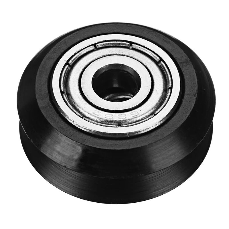 Абсолютно новый 1 шт. 5 мм POM Black Idler V тип колеса CNC гравировальный фрезерный станок