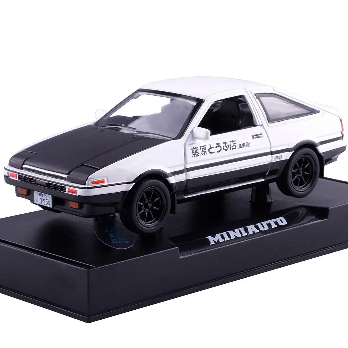 Nitial D AE86 Литые металлические Литые под давлением машины Модель initaly игрушечный автомобиль транспортные средства RX7 оттягивающийся 1:28 светильник для детей игрушки для мальчиков