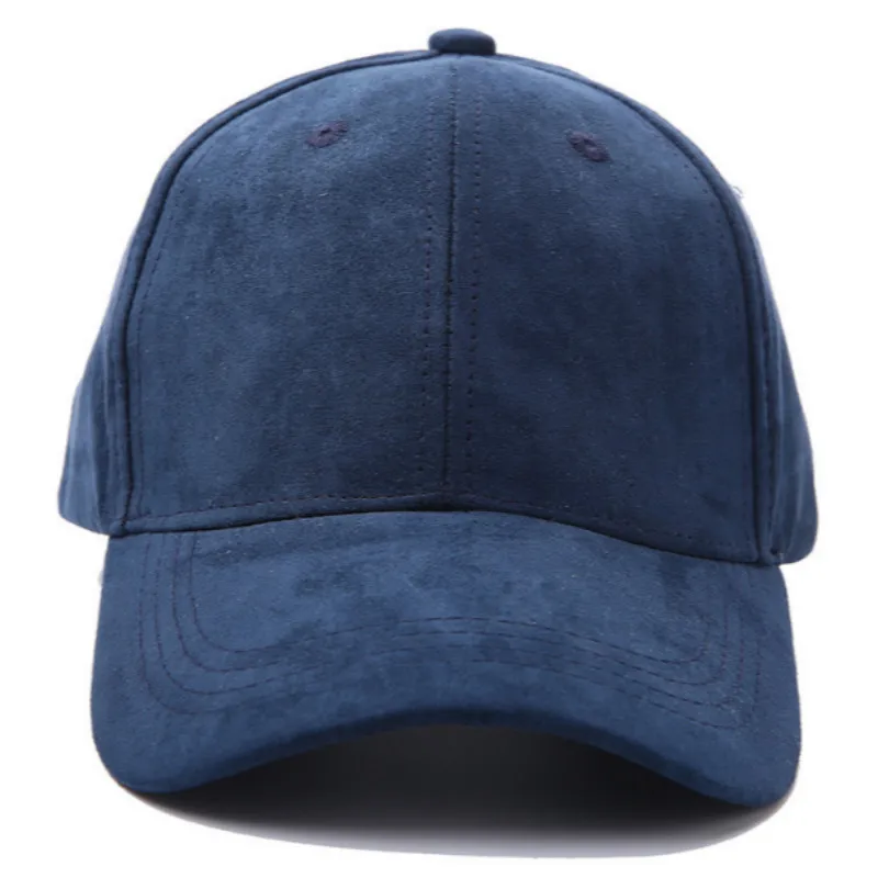 Женская бейсбольная Кепка из замши регулируемая однотонная Snapback женская кепка