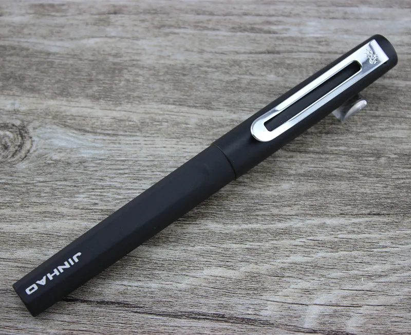 Перьевая ручка JINHAO 599 матовая черная для студентов финансов Четырехсторонней
