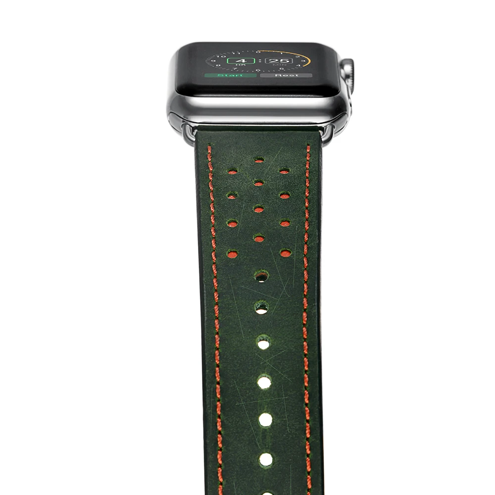 Ремешок для Apple watch 42 мм 38 мм из натуральной кожи iwatch correa aplle watch 44 мм 40 мм ремешок для наручных браслетов серии 4 3 2 1