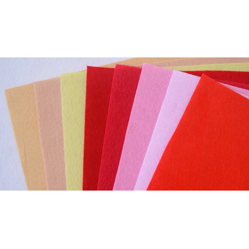 Lychee Life 10 шт. 30x30 см разноцветный Войлок нетканый Войлок Ткань DIY швейный материал для волос аксессуары для карт сумки