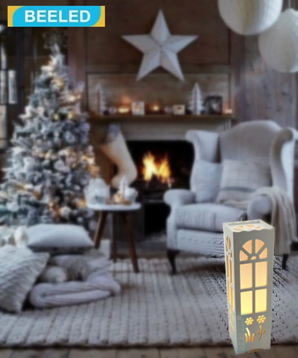 Настольная лампа из дерева Пластик деревенский Стиль Гостиная Украшения в