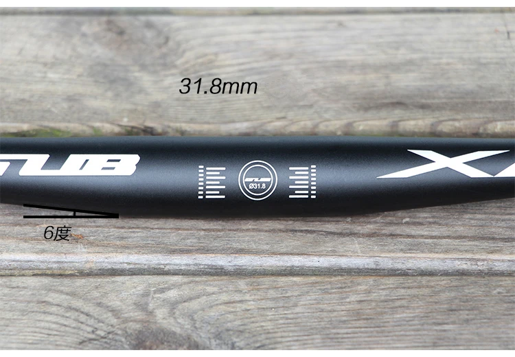 GUB XL руль для велосипеда удлиненный плоский из алюминиевого сплава горного MTB