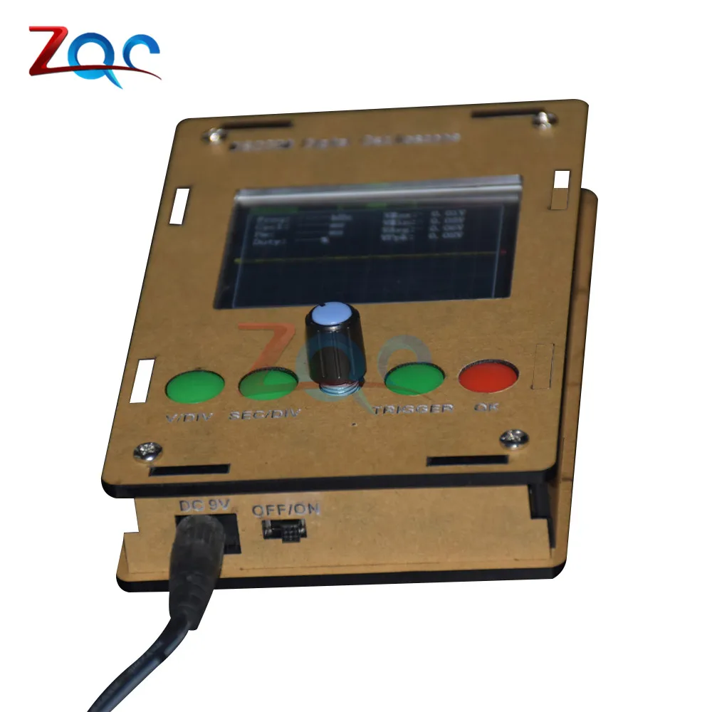 DC 9 в 200mA DSO311 Мини цифровой осциллограф 1MSPS 2," TFT lcd STM32 12 бит зонд с чехол Корпус Замена DSO138