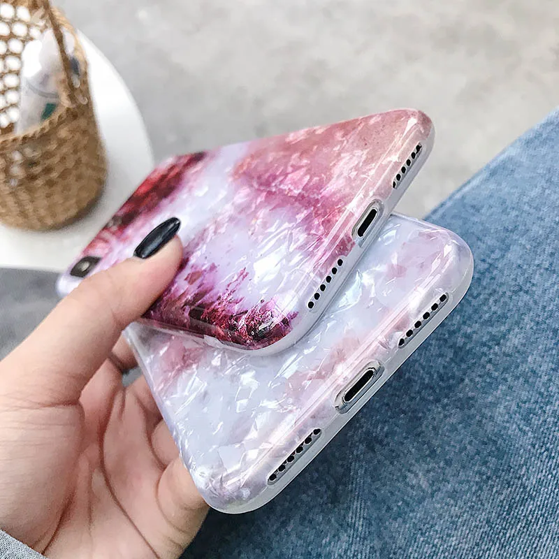Блестящий чехол для телефона iPhone X XR XS MAX 11 Pro Max задняя крышка 7 8 6 6S Plus чехлы мягкий