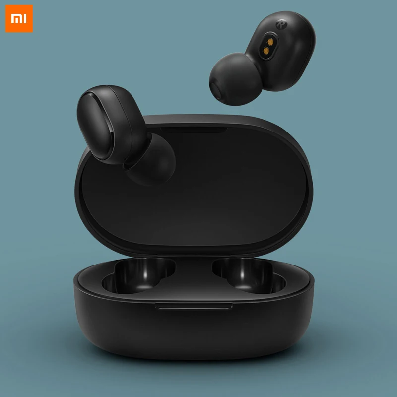 Xiaomi Redmi Airdots TWS Bluetooth стерео бас синий зуб 5 0 с микрофоном Handsfree Ea rbuds AI управление |