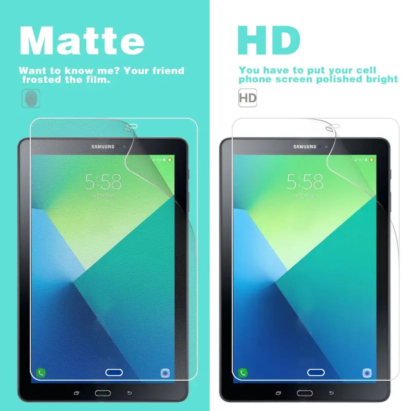 Прозрачная глянцевая пленка HD для Samsung Galaxy Tab A 7 0 10 1 2016 T285 T280 T288 дюймов дюйма