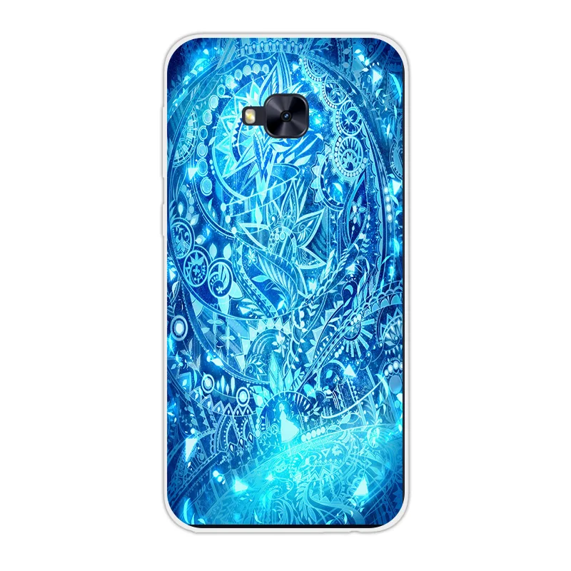 5 'для ZD553KL Чехлы для Asus ZenFone 4 Selfie Мягкие силиконовые ТПУ закуски Fundas Phone Coque Shell