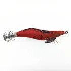 4 шт., приманки для ловли кальмаров, креветки, 10 см, 11 г, твердая рыболовная приманка, прочный рыболовный крючок, ночная рыбалка, светящаяся креветка-кальмар