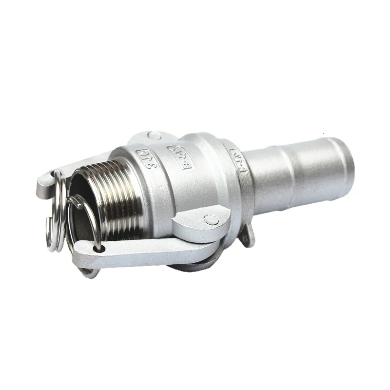 1/2 &quot13 мм шланг Барб x 1/2&quot BSP Мужская резьба 304 нержавеющая сталь B + E Тип CamLock