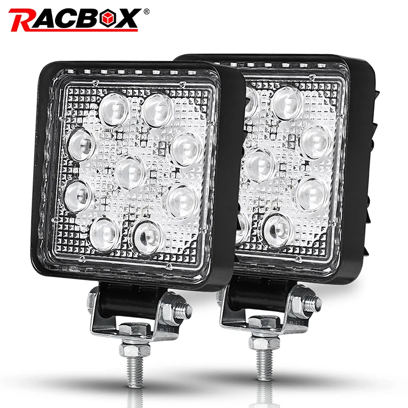 Светодиодные фары RACBOX 4D 4 дюйма 27 Вт 6500 К 12 В 24 В|work light|work workwork led light |