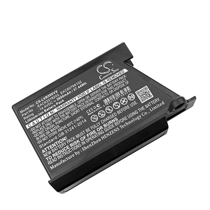Для LG EAC62218202 пол подметания робот батарея VR34406LV 2600 mAh/37,44wh 14,4 V