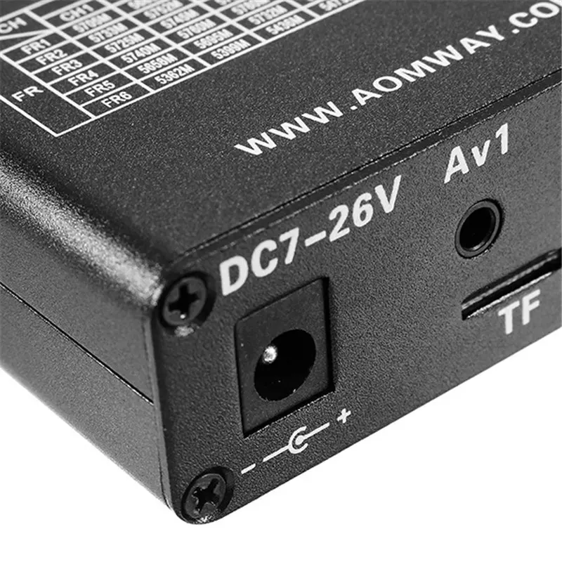 Оригинальный Aomway RX006 DVR видеорегистратор 5 8G 48CH разнообразие Raceband A/V приемник для RC