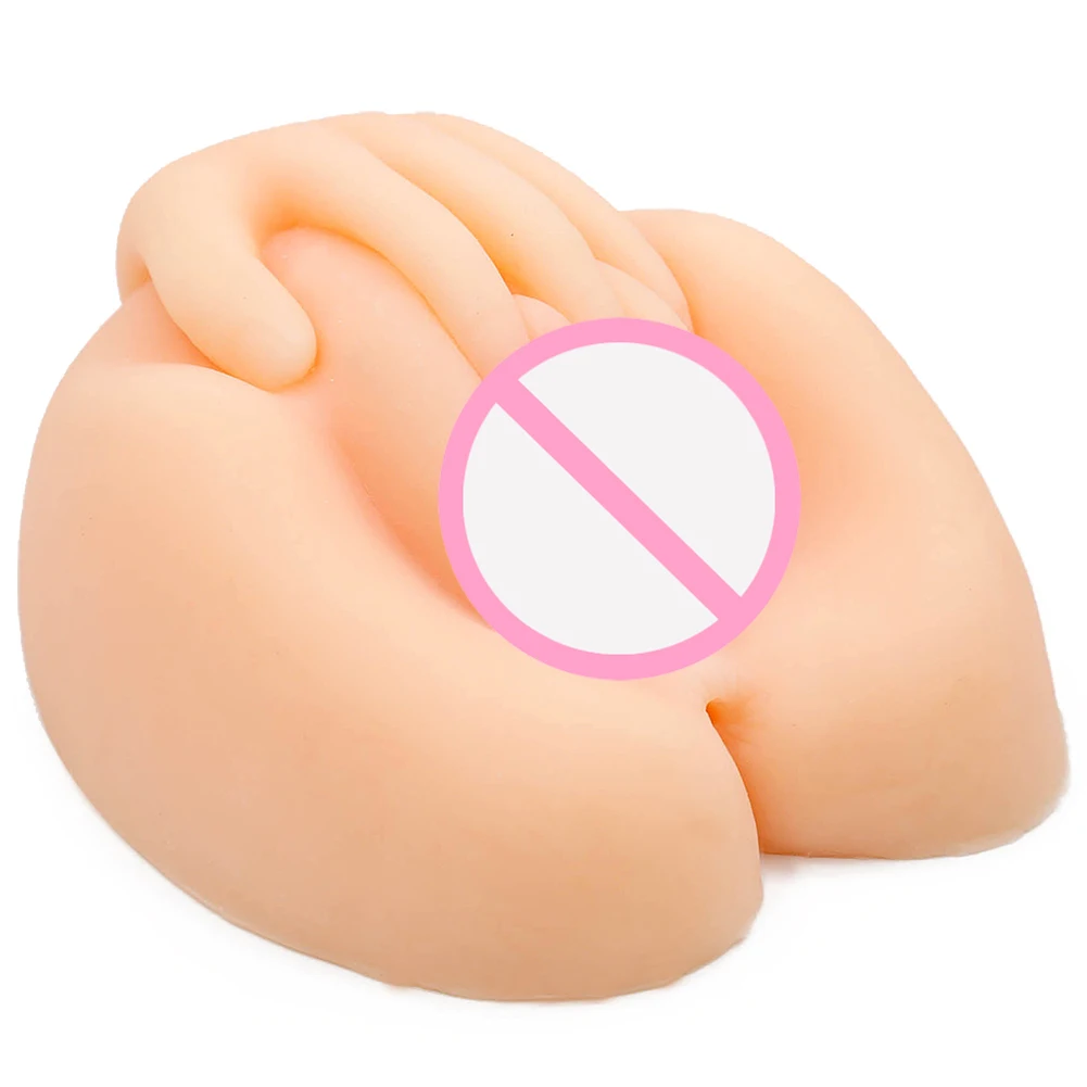 Силиконовый Мужской мастурбатор чашка большой силиконовый зад Вагина секс куклы