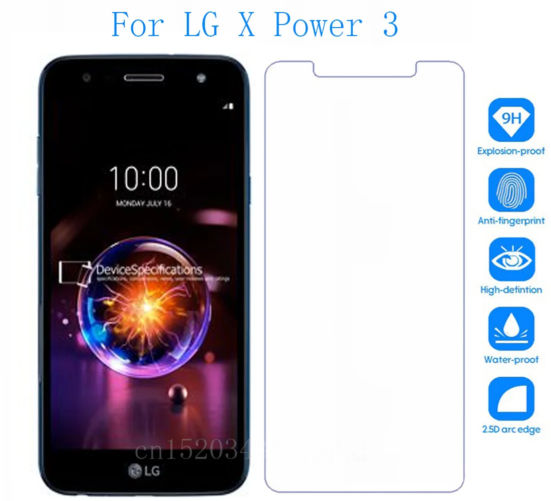 Закаленное стекло для LG x5 (2018) Защитная пленка экрана телефона X Power 3 &lt|Защитные