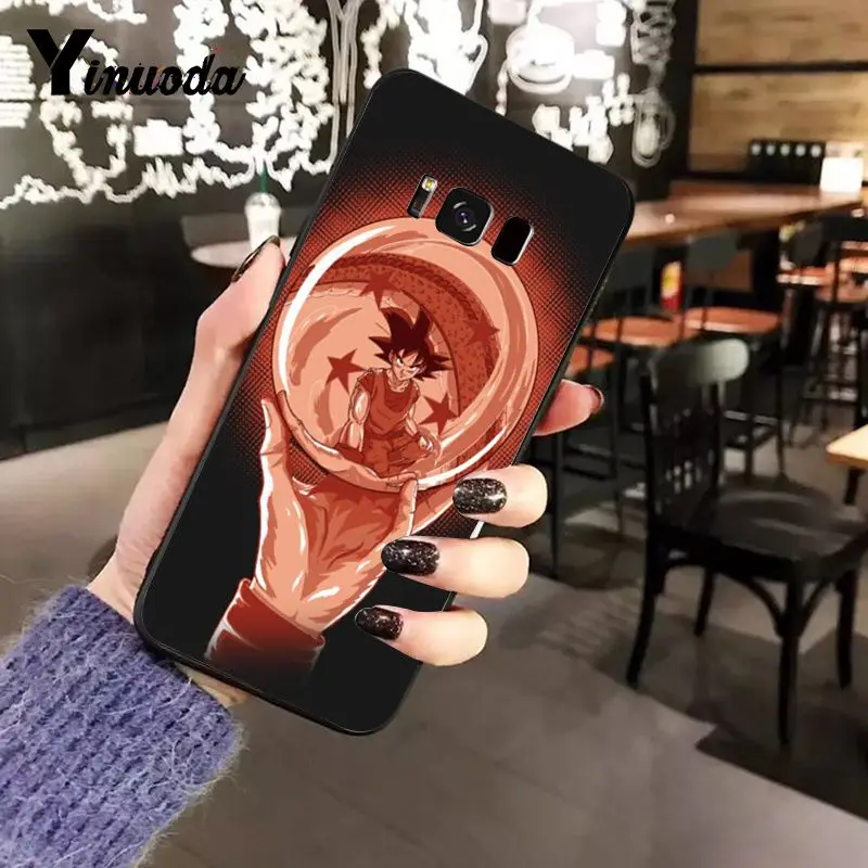 Yinuoda Dragon Ball черный мягкий чехол для телефона Samsung GALAXY Note5 Note3 Note4 Note2 Note7 Note8 Note9 |
