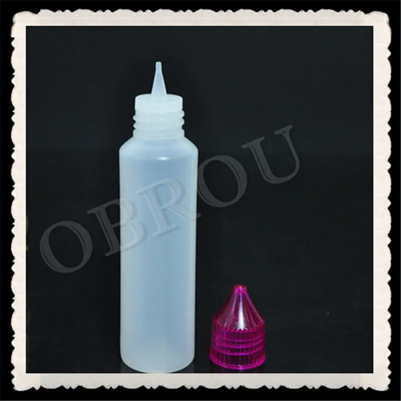 

New 500pcs/lot 50ml LDPE bottles,pen shape pe dropper bottle with blue caps