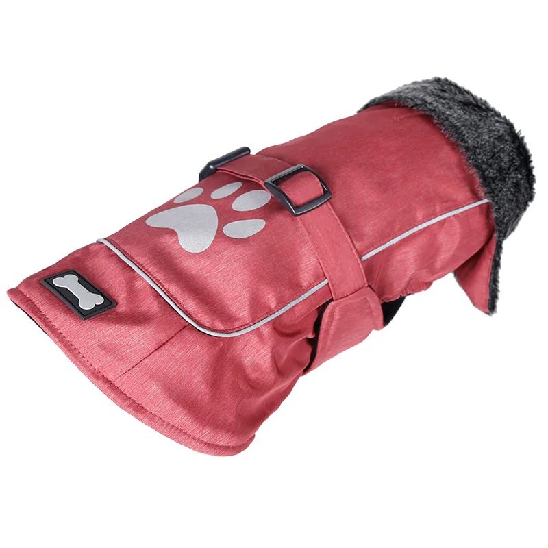 Водонепроницаемая жилетка для больших собак регулируемая одежда бульдог