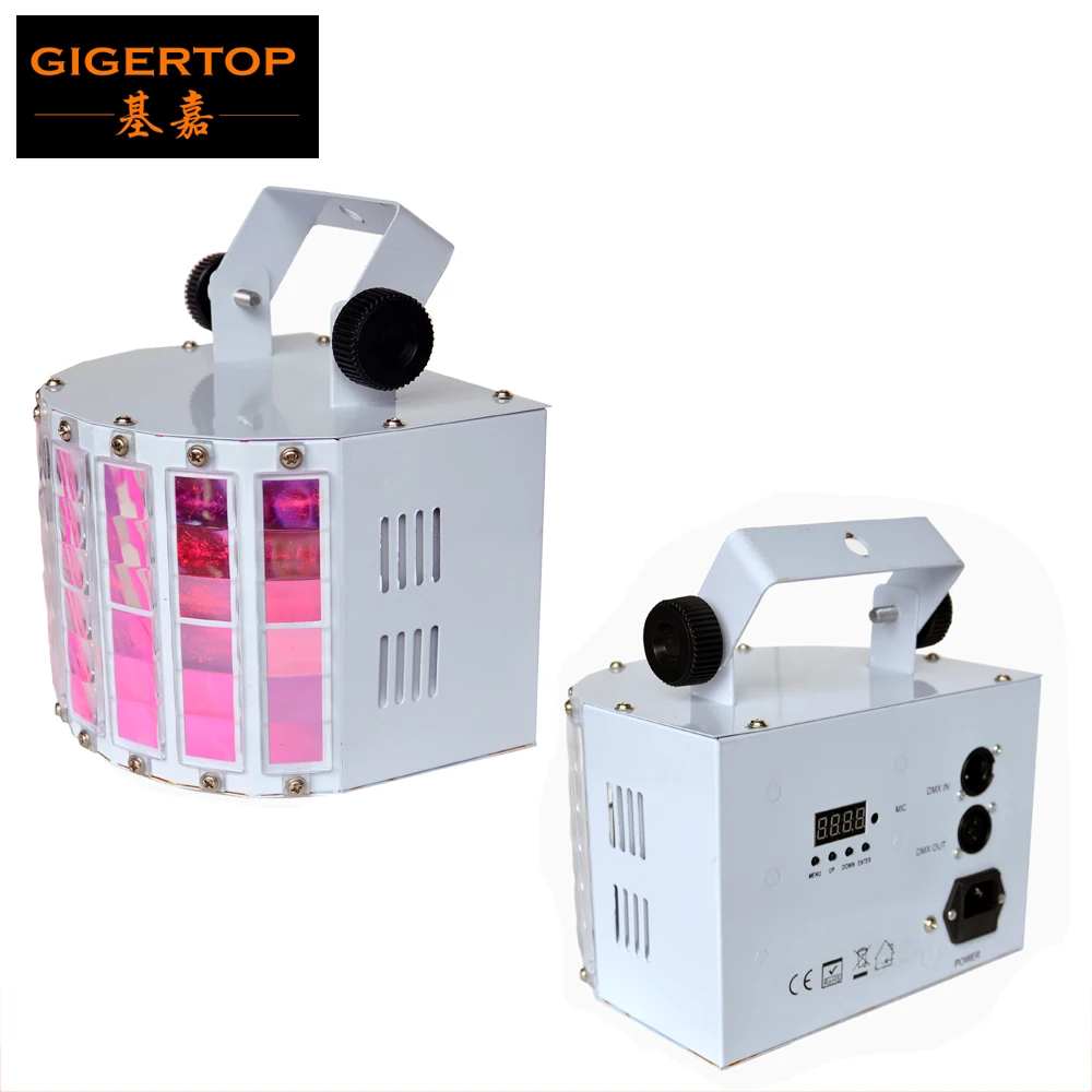 Светодиодсветильник лампа с эффектом бабочки TIPTOP 8 шт. 30 Вт RGB вращающийся