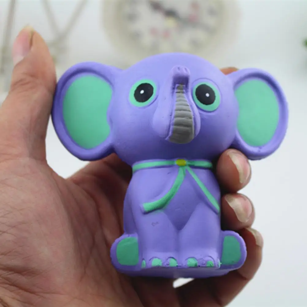 

Simulate PU Cartoon Animal Slow Rising Squishy Squeeze Toy Stress Reliever Toy Gift - 6Pcs/Set