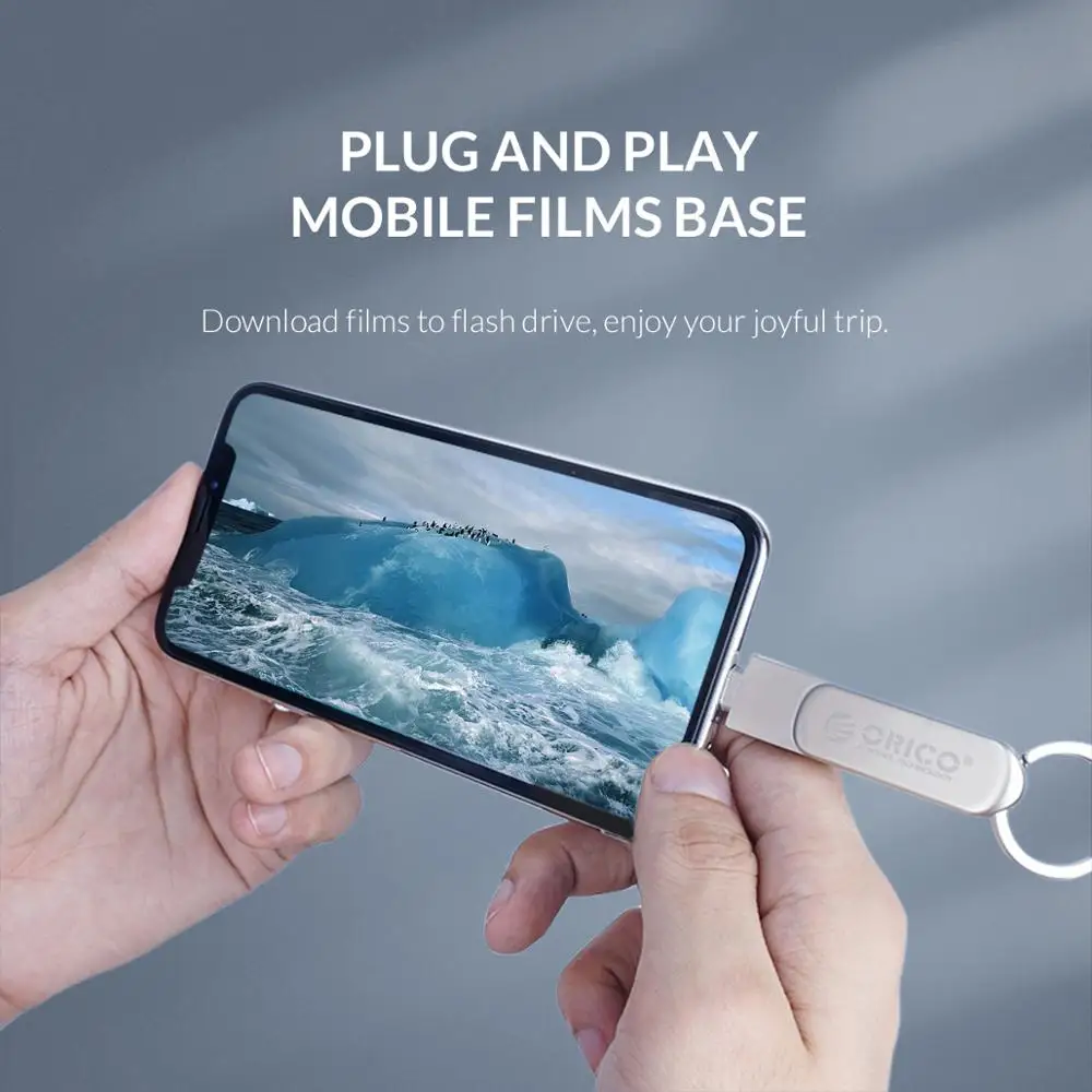 ORICO OTG USB флеш накопитель 3 в 1 U диск 64 ГБ 32 USB3.0 флэш память флешка для