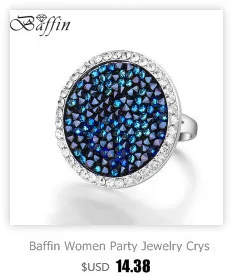 BAFFIN подлинные кристаллы от SWAROVSKI Спайк подвеска ожерелья Длинная цепочка Висячие серьги Ювелирные наборы для женщин подарок для влюбленных