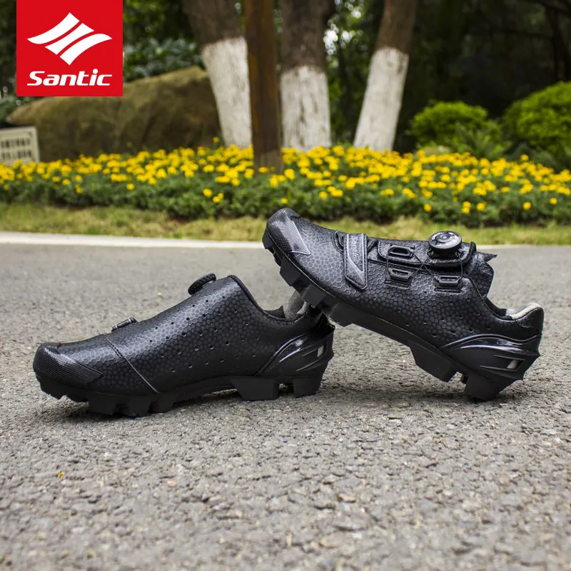 Santic Pro Cycling Shoes 2019 Men Racing MTB Bike PU Breathable Self-locking Mountain Bicycle Zapatillas Ciclismo | Спорт и