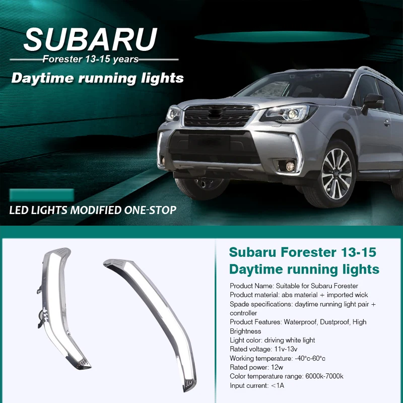 Автомобильный мигающий светильник ROADOT для Subaru Forester 2013 2014 2015 светодиодный дневный