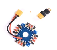 esc distribution board connection board with 3 5mm banana for f450 s500 s550 zd550 zd850 multi rotor