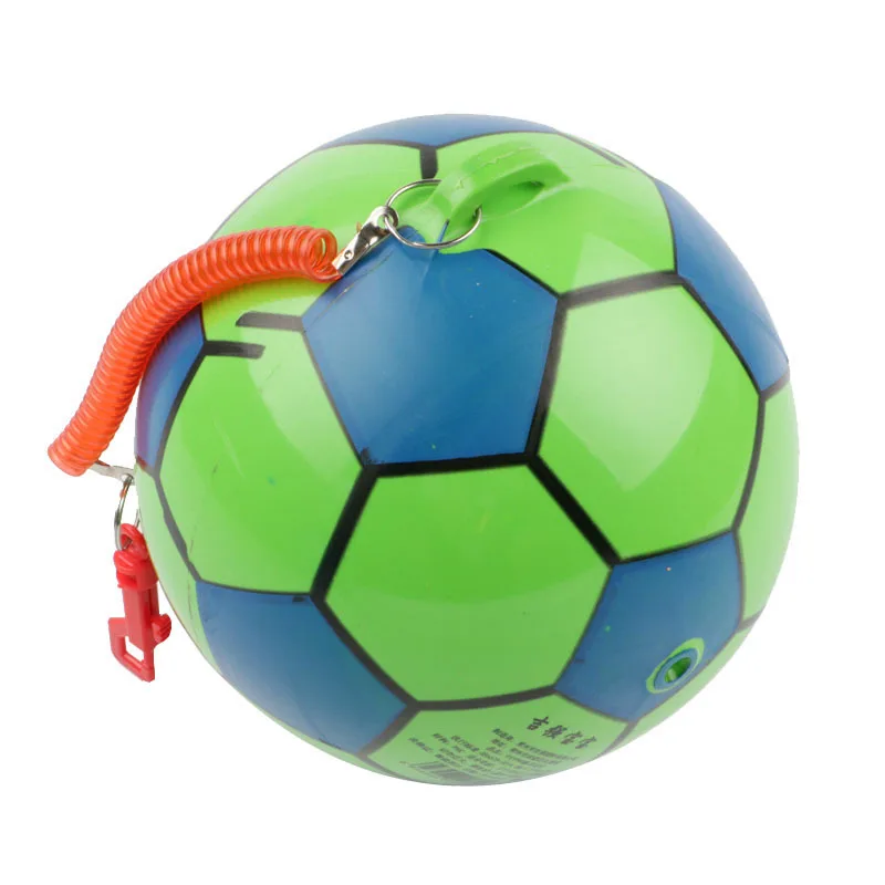 Новый детский надувной игрушечный мяч с цепочкой футбол в детском саду ball.1 при