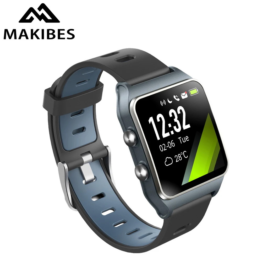 1 год гарантии Makibes BR3 мужские и женские GPS мульти спортивные Смарт часы Strava