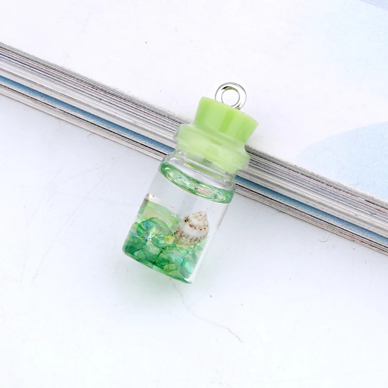 5 шт. милые Подвески в виде бутылки из смолы подвески сделай сам корейские женские