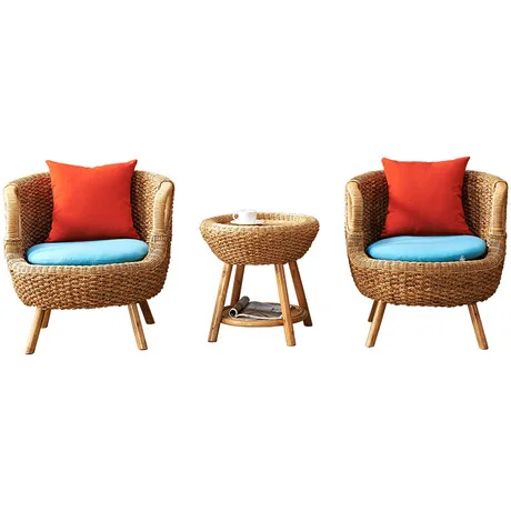 Садовая плетеная мебель кресла + 1 столовые сервизы реальные журнальный столик из