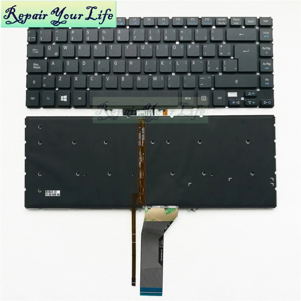 Ремонт вы жизнь Клавиатура ноутбука для Acer Aspire R7-572 R7-572G LA раскладка клавиатура с