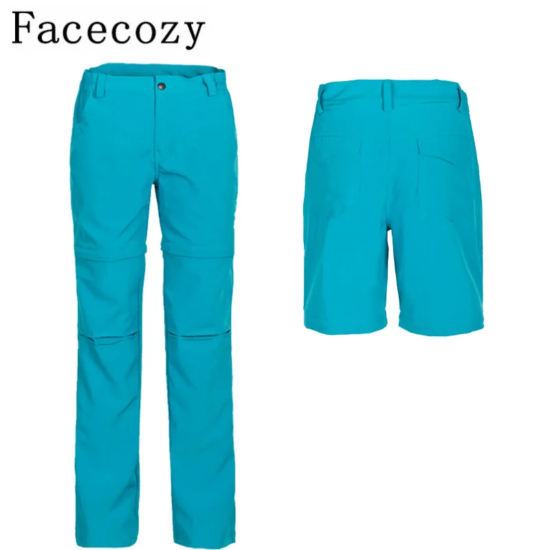 Facecozy женские весенне-летние Походные штаны, съемные летние шорты для кемпинга, рыбалки, быстросохнущие женские брюки