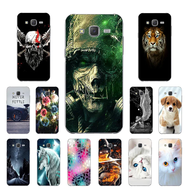 5" for Samsung Galaxy J5 2015 Back Cover Ultrathin Soft TPU Funda J500 Phone Case Customized Painted Silicone Shell |