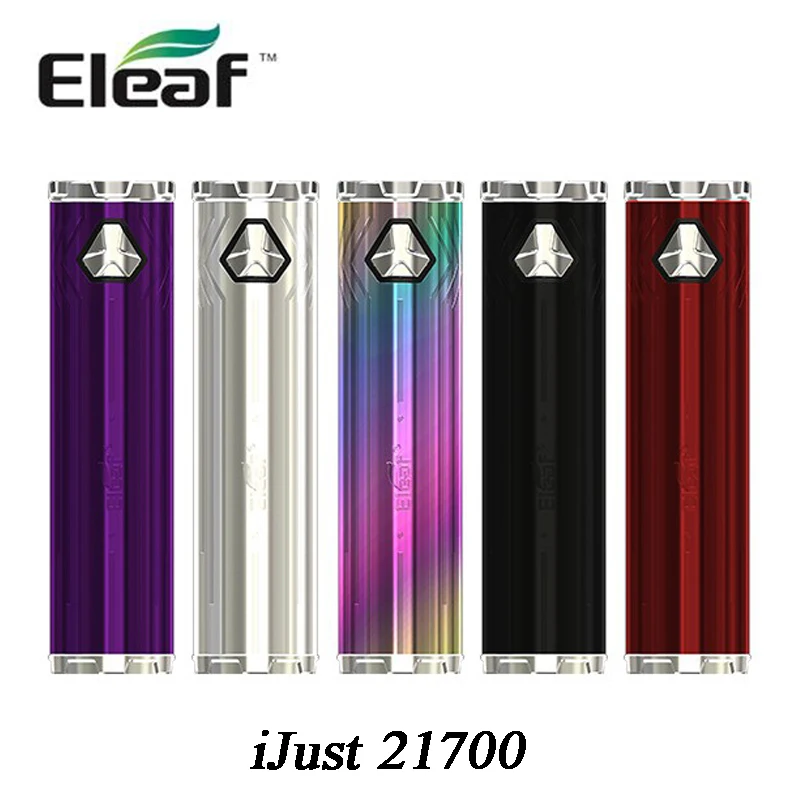 Оригинал Eleaf iJust 21700 Battey Mod Vape 80 Вт пенмод подходит для одного 21700/18650 батареи