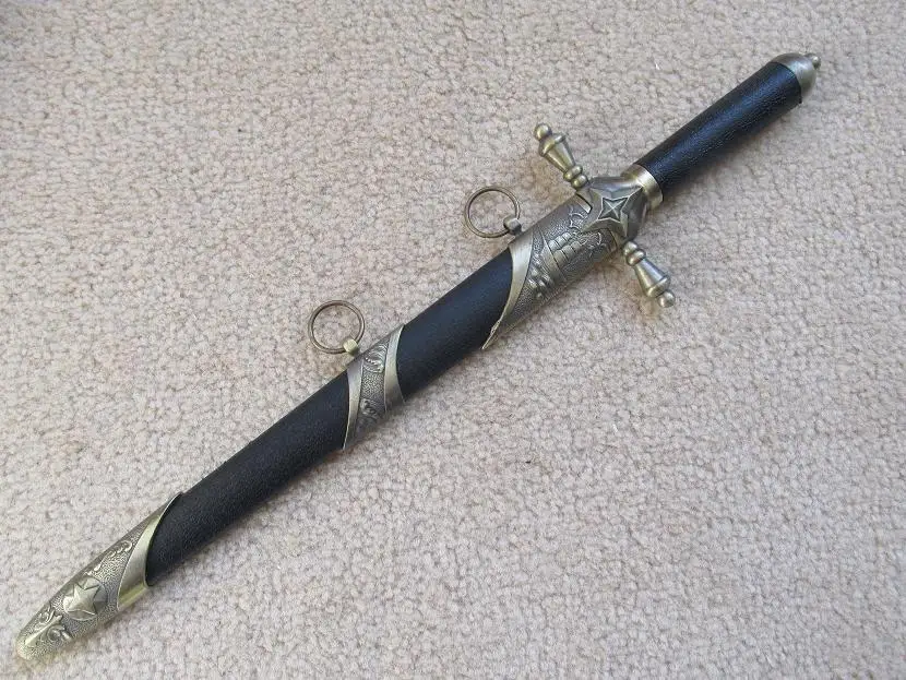 S0069 античный латунный Российский спецназ нож для парусного платья 15 дюймов|sword