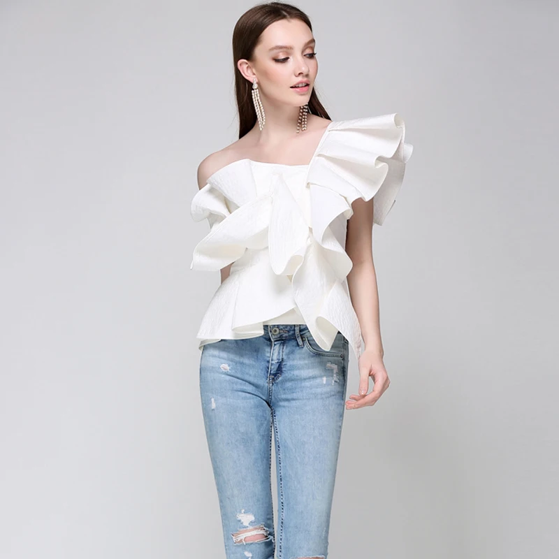 Высококачественная новейшая дизайнерская блузка 2020 топ Женская Полосатая