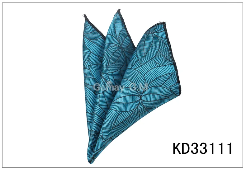 KD33111 Мужские карманные квадратные Цветочные носовые платки для костюмов 23 см* 23 см носовые платки для мужчин и женщин Брендовые костюмы карманные полотенца носовой платок - Цвет: KD33111