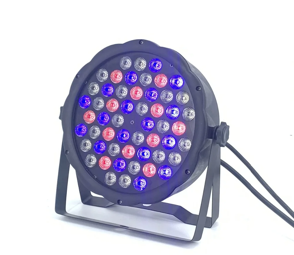 54x4 Вт RGB 3в1 светодиодный Par осветительное оборудование для ди-джеев для сценических световых эффектов диско мыть свет теплый белый+ холодный белый 54x3 Вт par свет