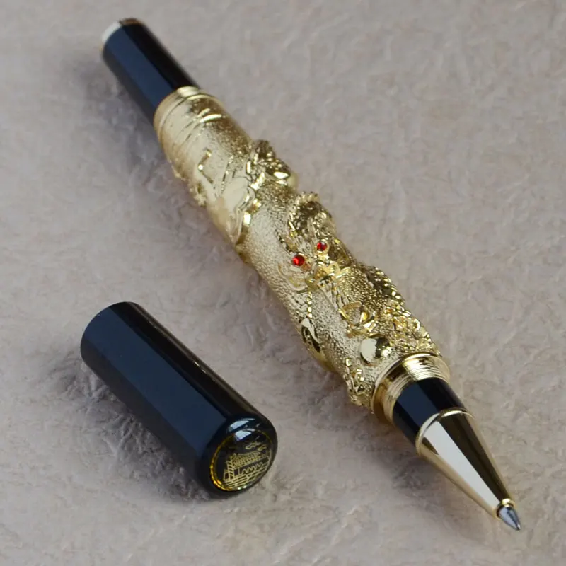 JINHAO 41 шариковая ручка с золотым Драконом | Канцтовары для офиса и дома