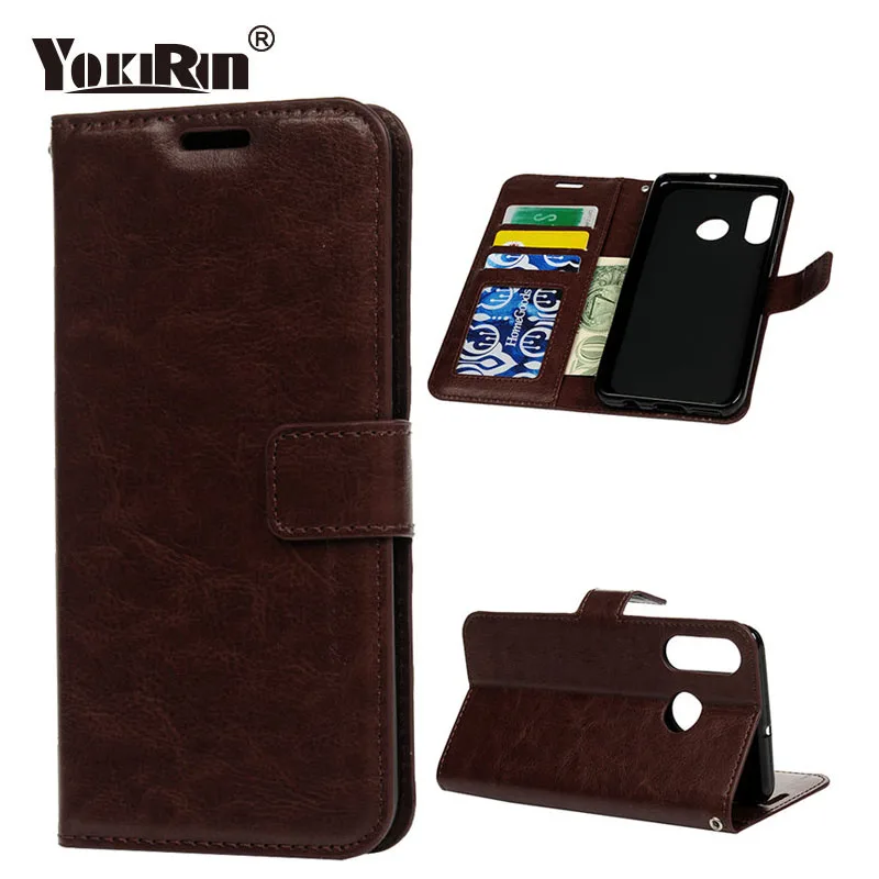 Кожаный Кошелёк на магните чехол для huawei P30 Lite Чехлы держатель карт флип-чехол